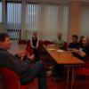Image: Discussion of the members of the three Biocentex teams during the first progress meeting in November 2012 (1)